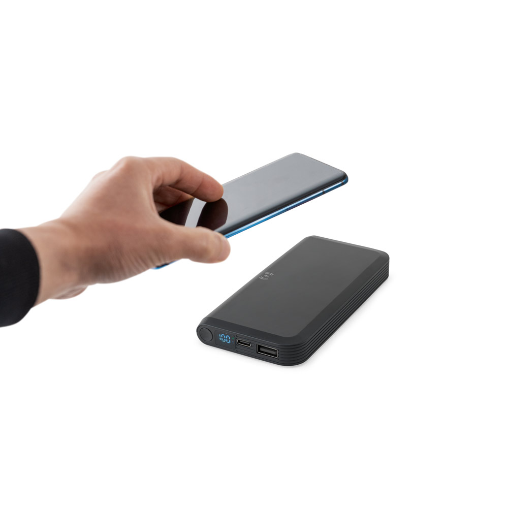 Bateria Portátil Reciclada 10.000 mAh por Indução Personalizada