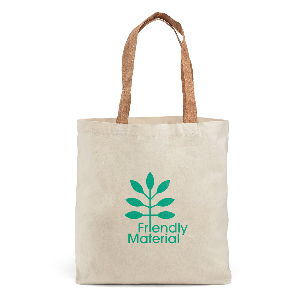 Sacola com Alças em cortiça Personalizada