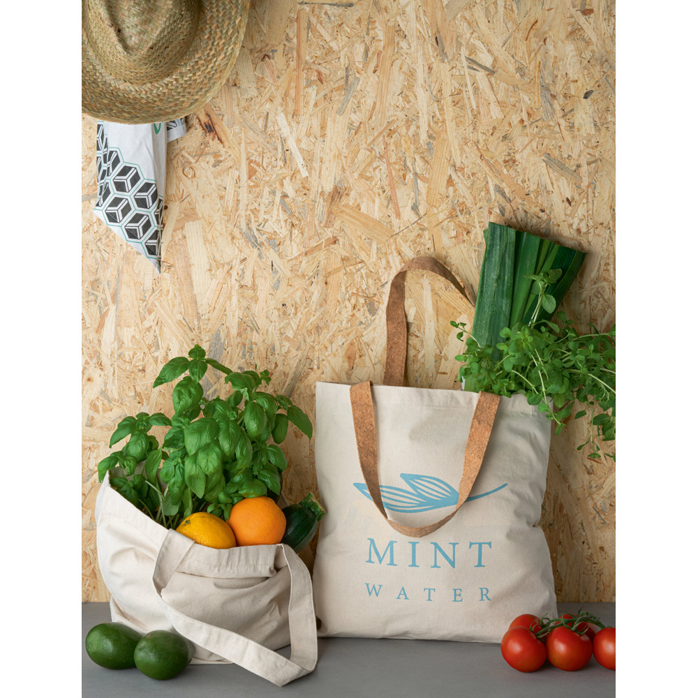 Sacola com Alças em cortiça Personalizada