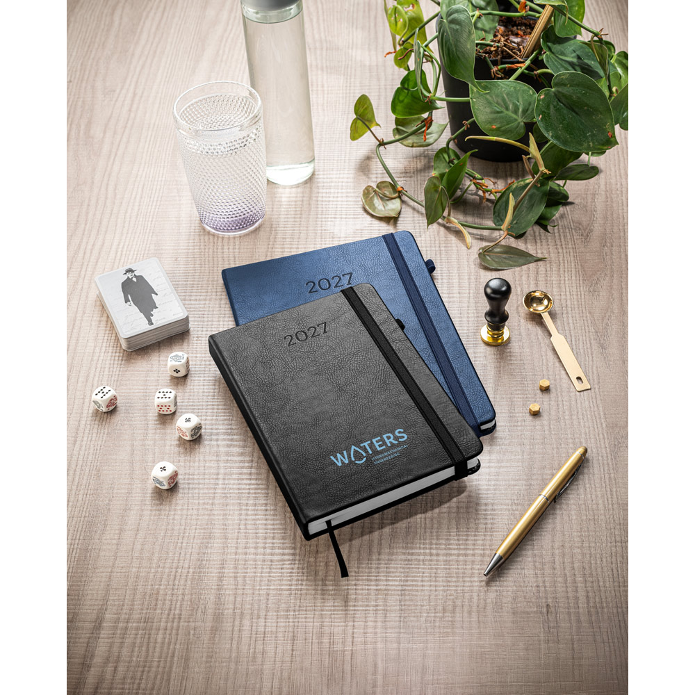 Agenda A5 em PU Personalizada à base de água