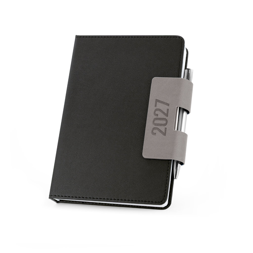 Agenda Executiva Corporativa A5 em PU Premium