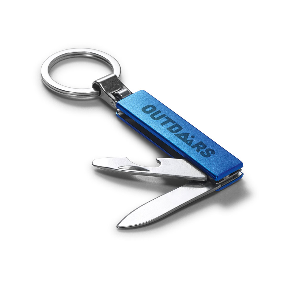 Chaveiro Multifunções em Metal Personalizado