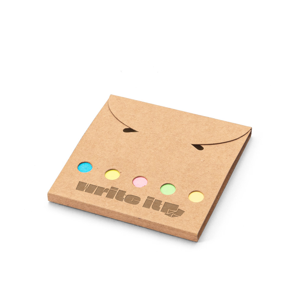 Brinde Bloco de Notas Reciclado com Post-it