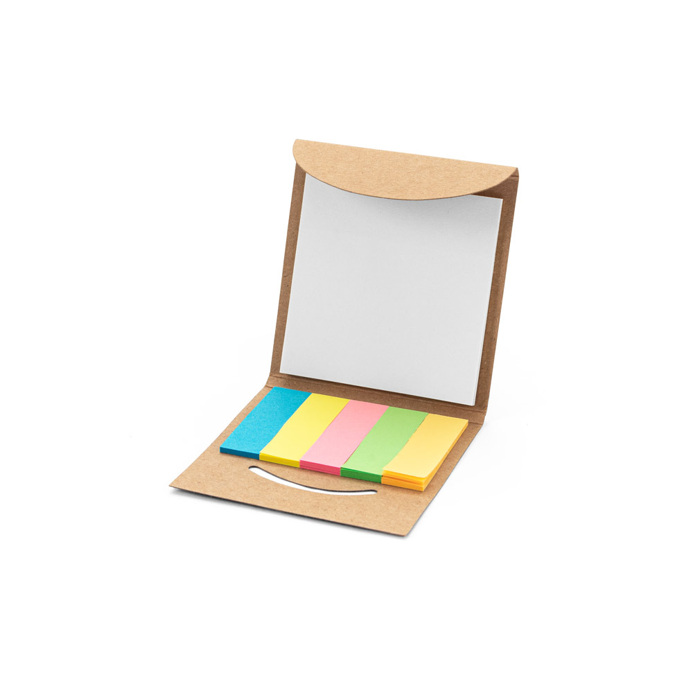 Brinde Bloco de Notas Reciclado com Post-it