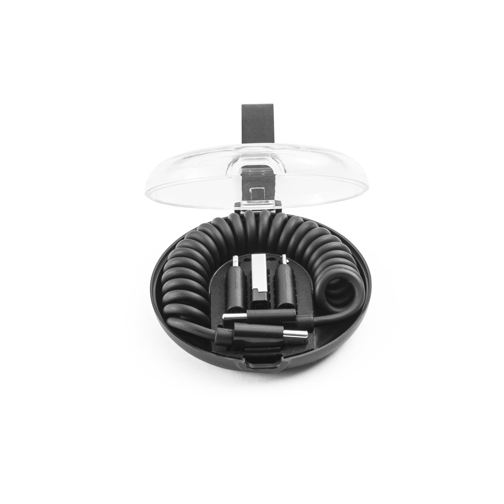 CABO ESPIRAL MULTIFUNÇÕES 6 EM 1 PERSONALIZADO COM SUA MARCA