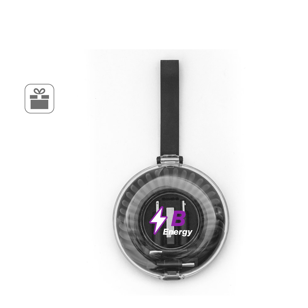CABO ESPIRAL MULTIFUNÇÕES 6 EM 1 PERSONALIZADO COM SUA MARCA