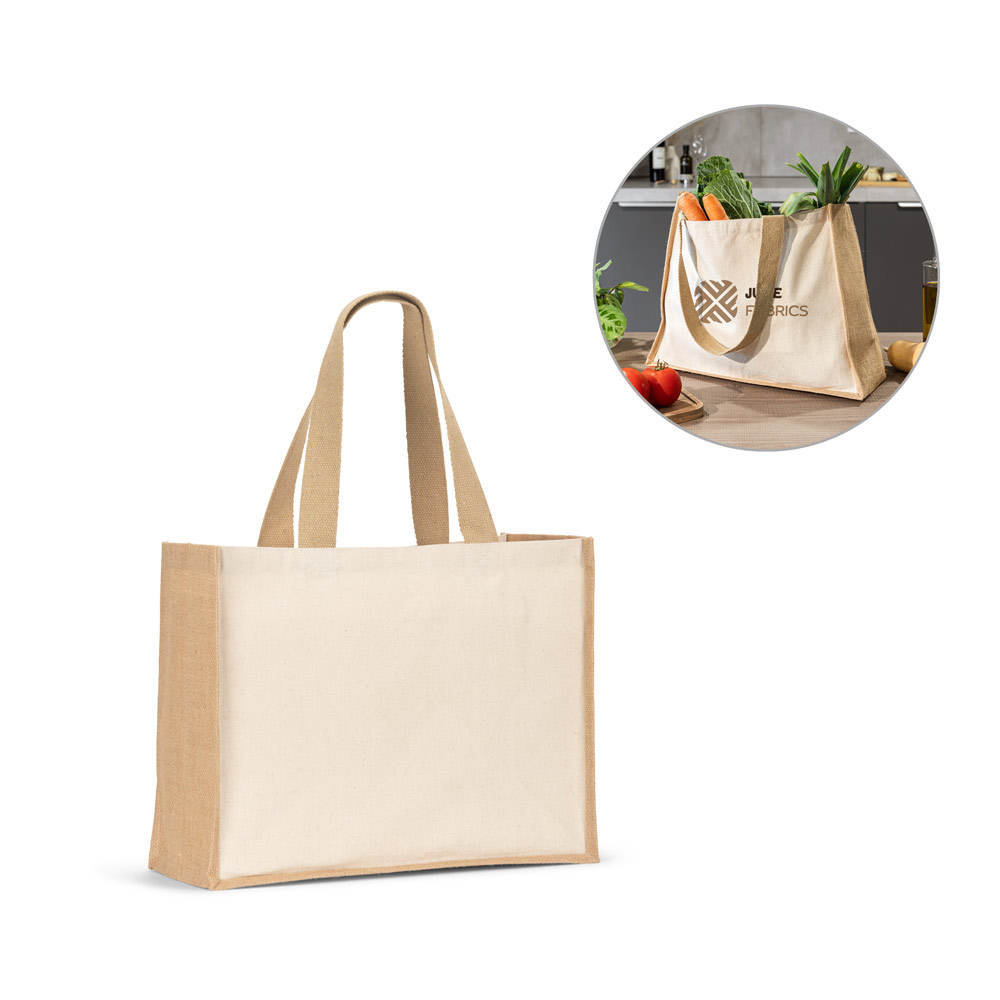 Sacola Personalizada em Canvas e Juta