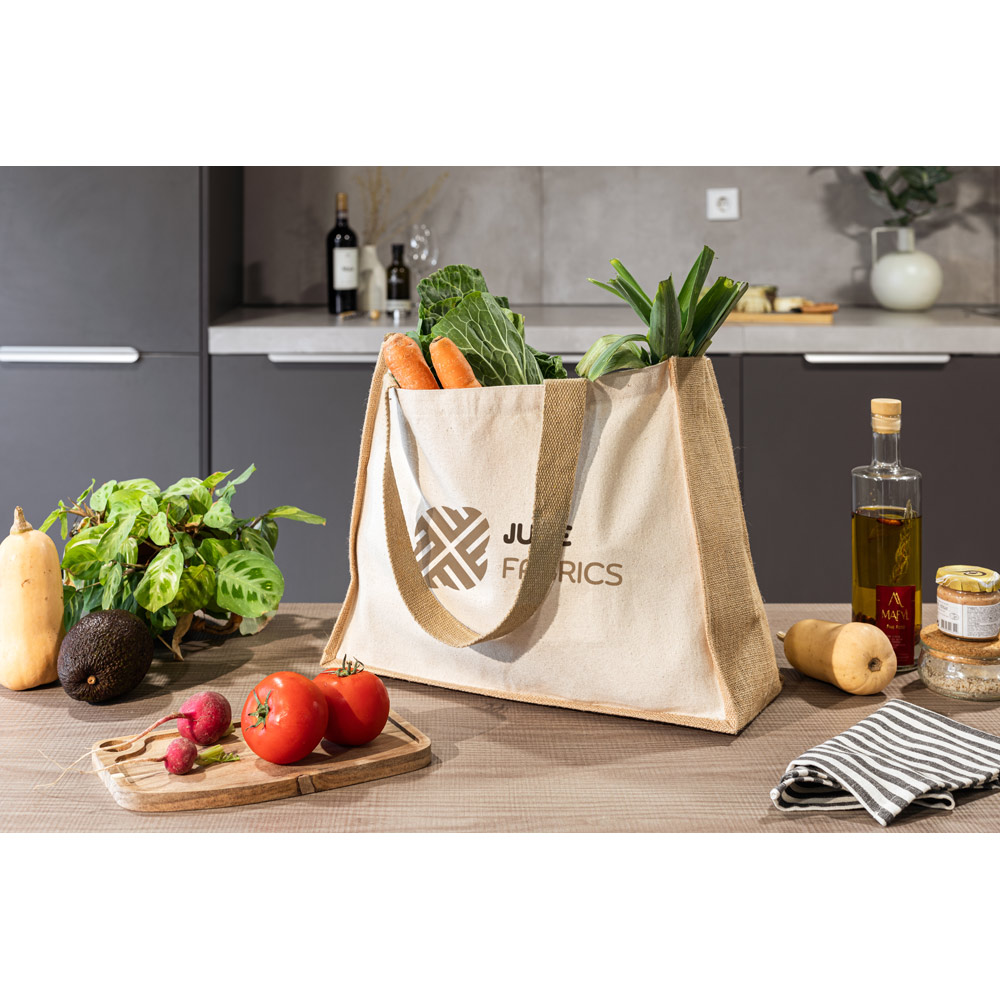 Sacola Personalizada em Canvas e Juta