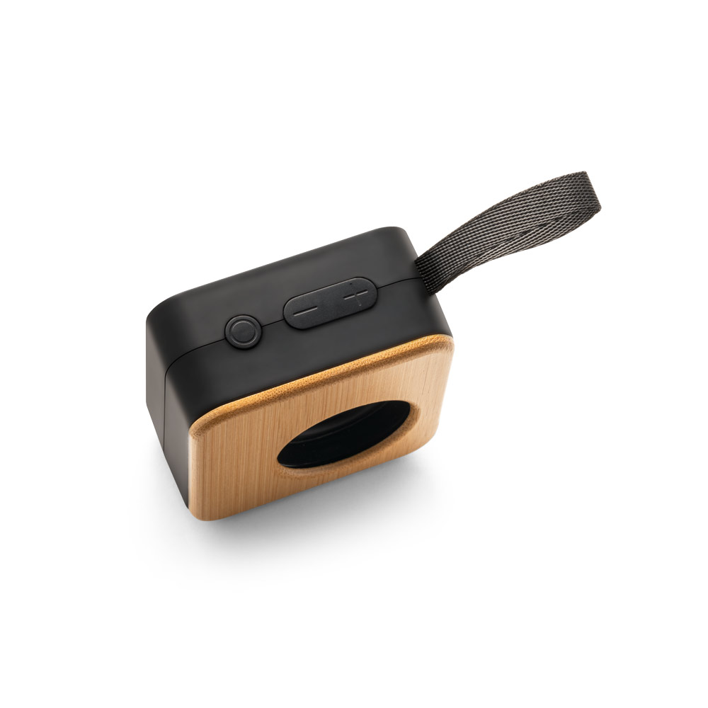 Caixa de Som Personalizada de Bambu Reciclado