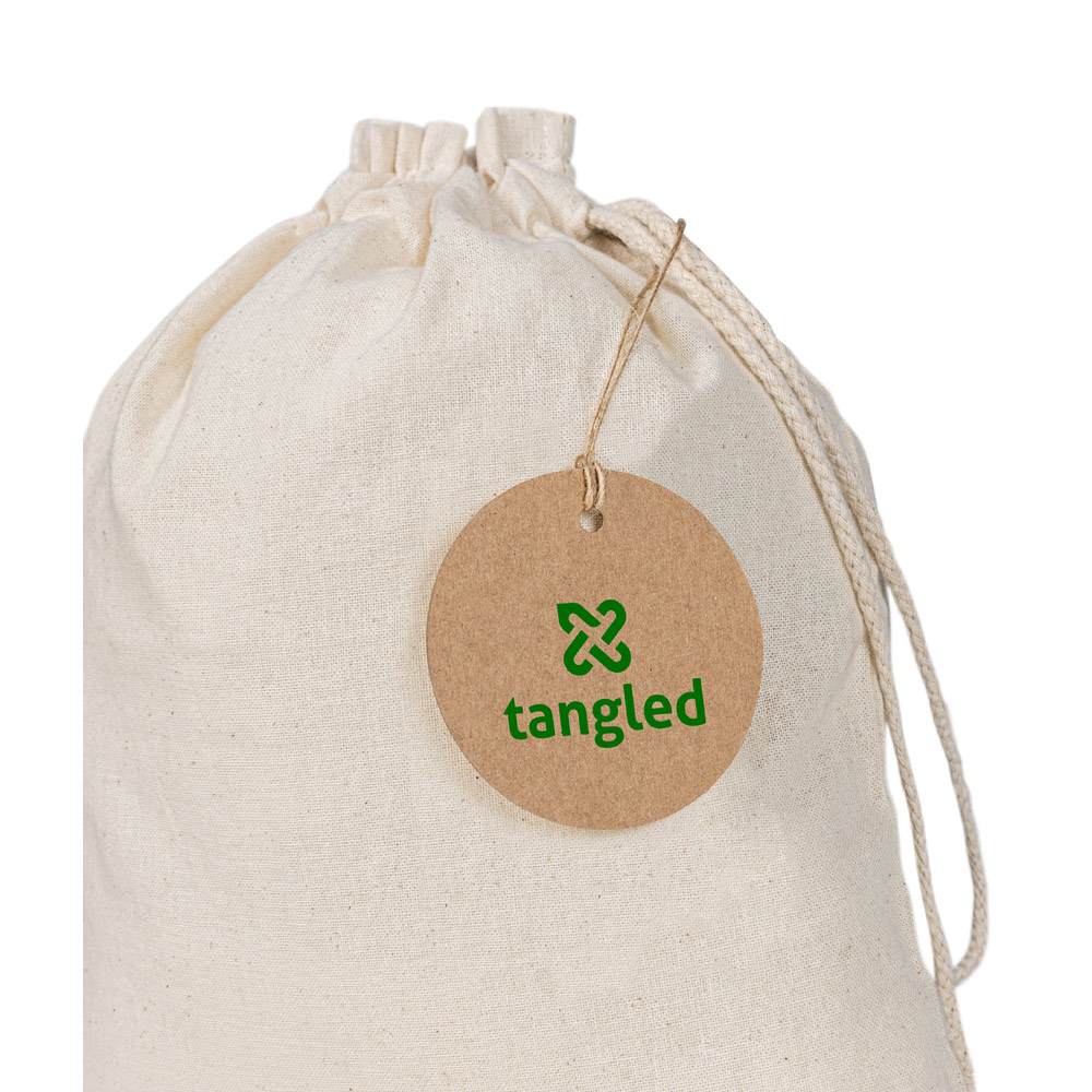Tag Ecológica Circular Personalizada para Sacolas