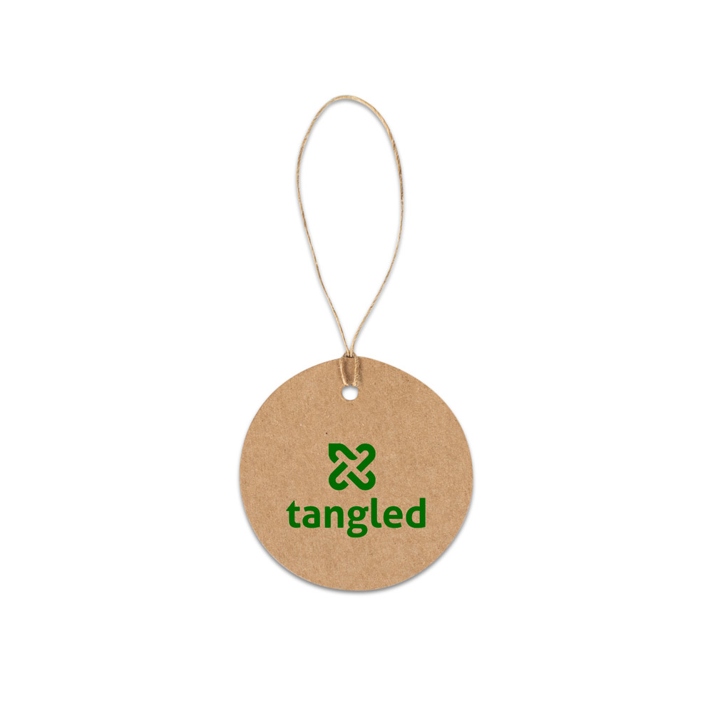 Tag Ecológica Circular Personalizada para Sacolas