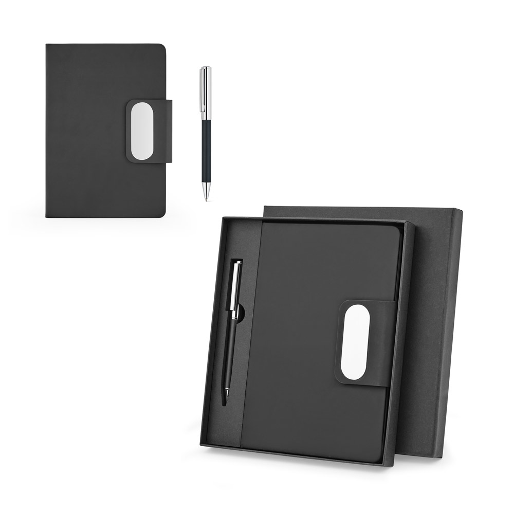 Kit Caderno A5 e Caneta Personalizado