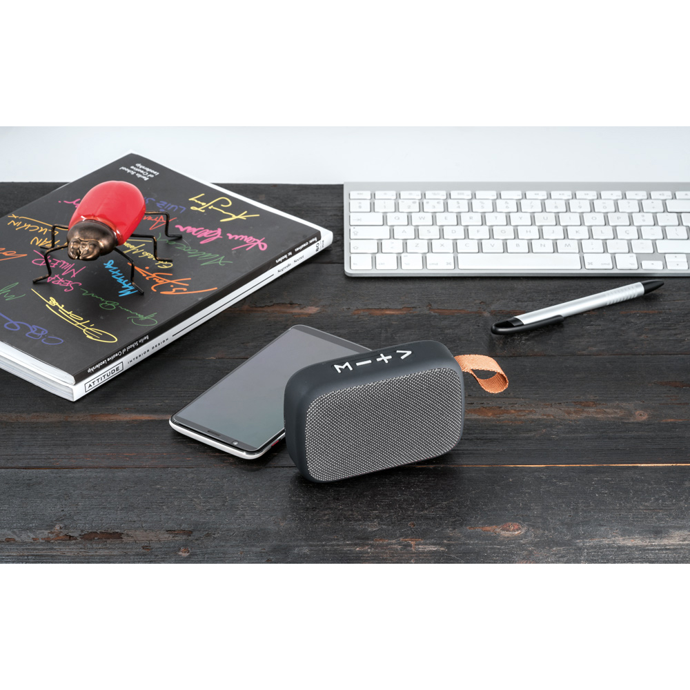 Caixa de Som com Microfone Personalizada