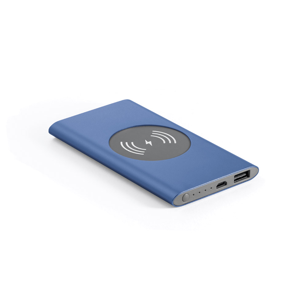 Power Bank Portátil para Brindes com Carregador Wireless