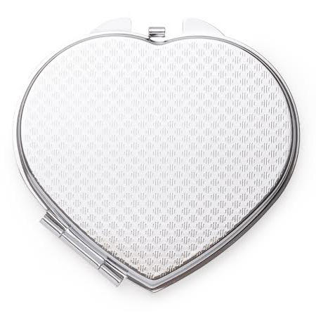 Espelho de Bolsa Personalizado Modelo Coração