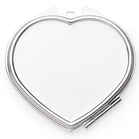 Espelho de Bolsa Personalizado Modelo Coração