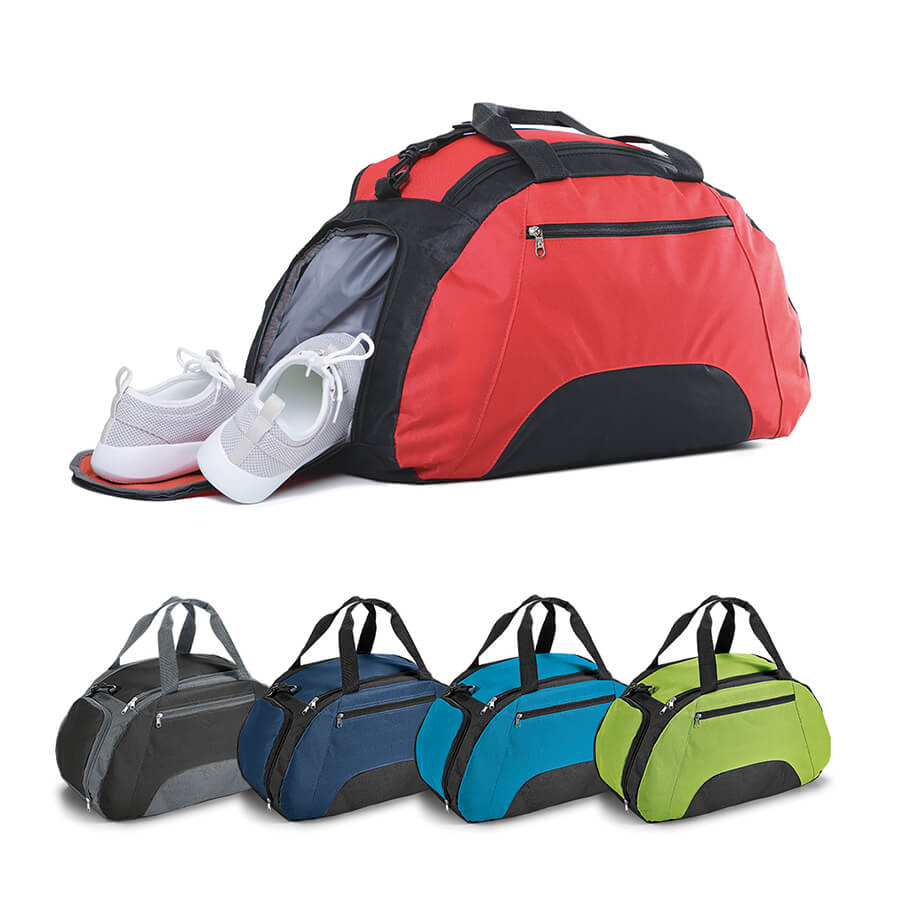 Bolsas Esportiva com Ziper Frontal