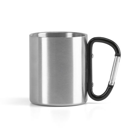 Caneca de Metal com Mosquetão Personalizada