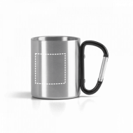 Caneca de Metal com Mosquetão Personalizada