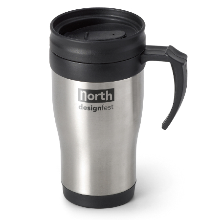 Caneca Térmica Inox com Personalização a Laser