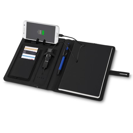 Caderno Executivo Power Bank para Brindes