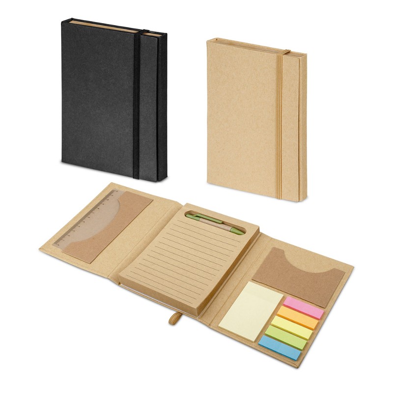 kit com Caderno Caneta e Post it Personalizados