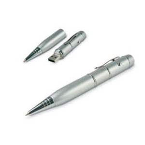 Caneta Pen Drive 2GB Silver