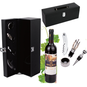 Maleta Executiva com Acessórios para Vinho