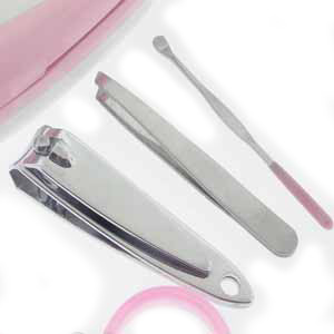 Kit de Manicure com Espelho