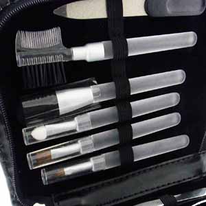 Kit de Maquiagem com 11 Peças e Estojo