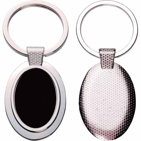 Chaveiro de Metal Oval Personalizado