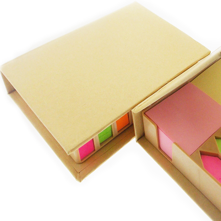 Mini Porta Recado Ecológico com Post-It Personalizado