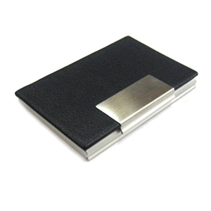 Porta cartão personalizado em couro sintético